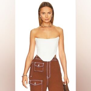 Bardot Marnie Corset Bustier - Orchid White - Size 4